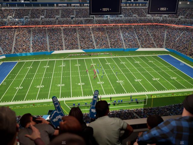 Ford Field - Section Suite 612 Seat View