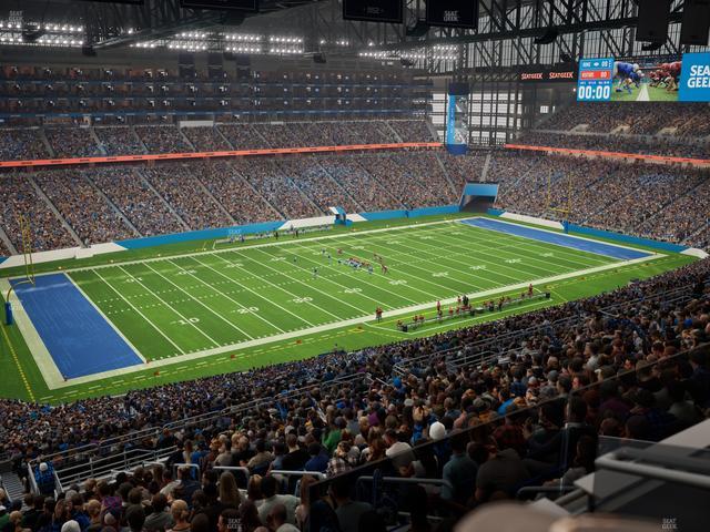 Ford Field - Section Terrace Suite 12 Seat View