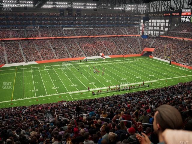 Ford Field - Section Terrace Suite 4 Seat View
