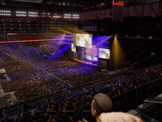 Ford Field - Section Terrace Suite 4 Seat View