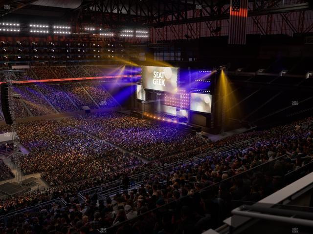 Ford Field - Section Terrace Suite 6 Seat View