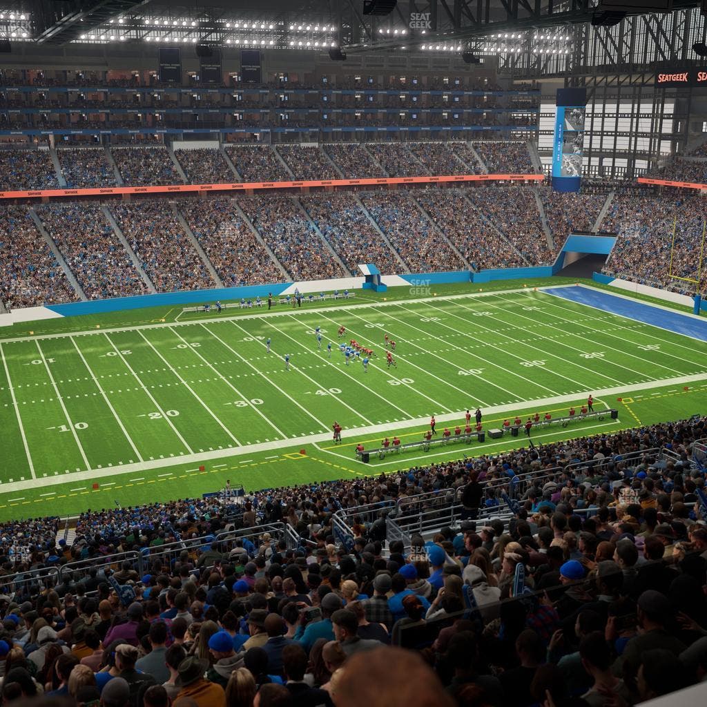 Ford Field - Section Terrace Suite 6 Seat View