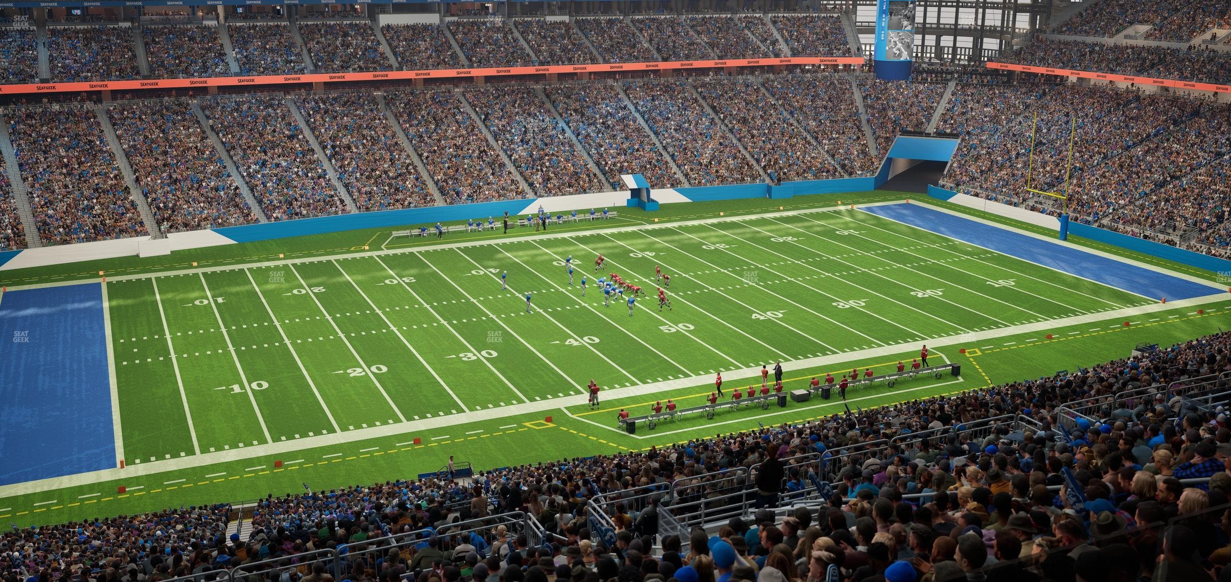 Ford Field - Section Terrace Suite 6 Seat View
