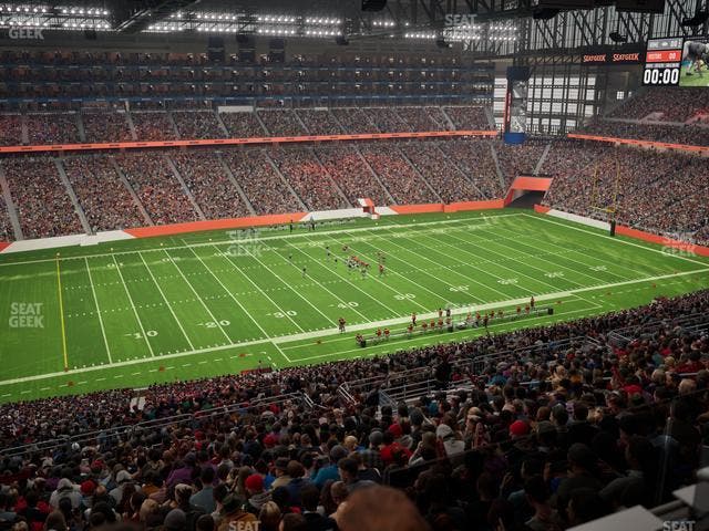 Ford Field - Section Terrace Suite 6 Seat View