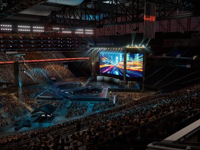 Ford Field - Section Terrace Suite 6 Seat View