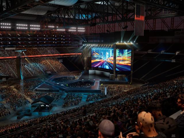 Ford Field - Section Terrace Suite 7 Seat View