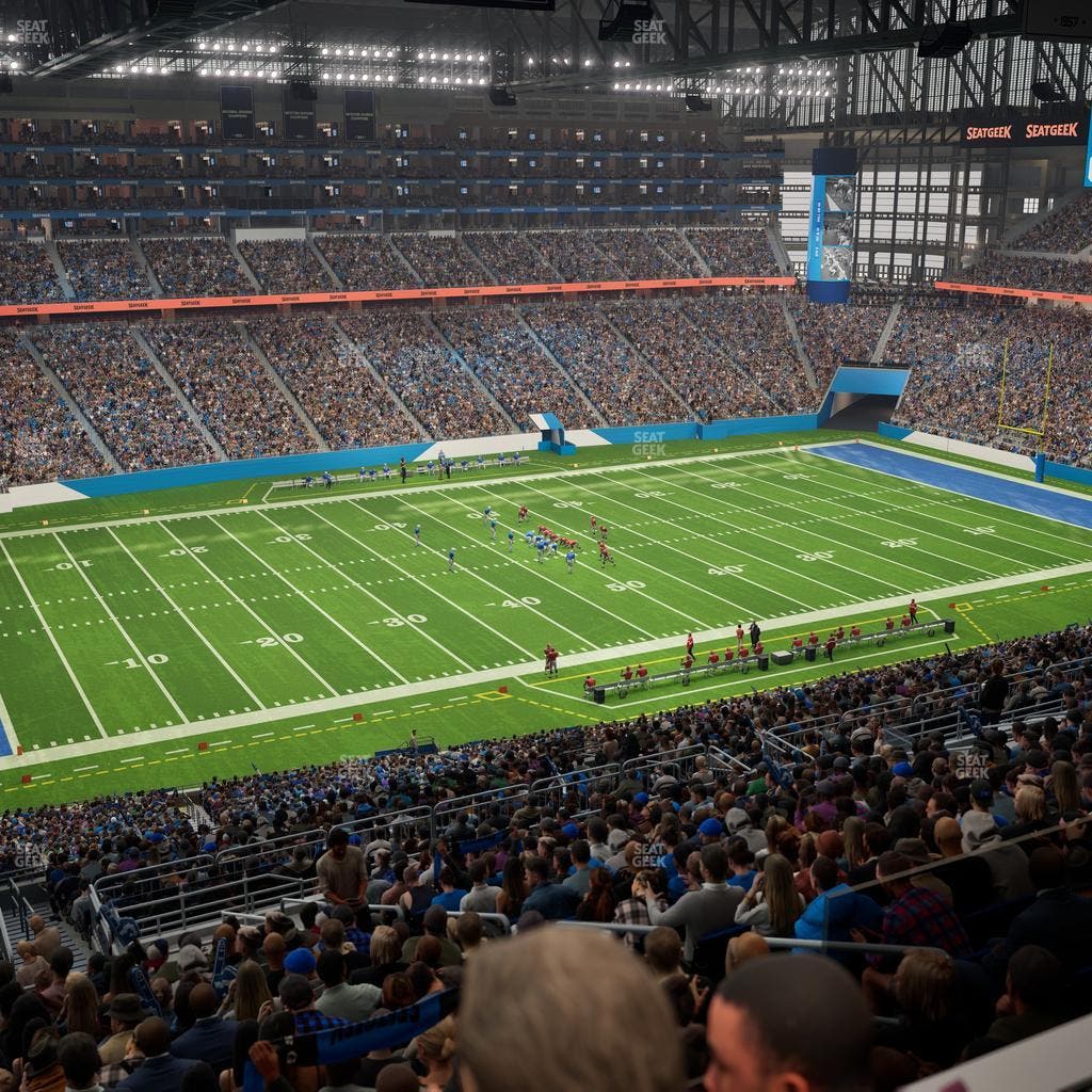 Ford Field - Section Terrace Suite 8 Seat View