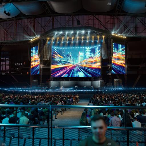 Ford Field - Section Vip Tables 1 Seat View