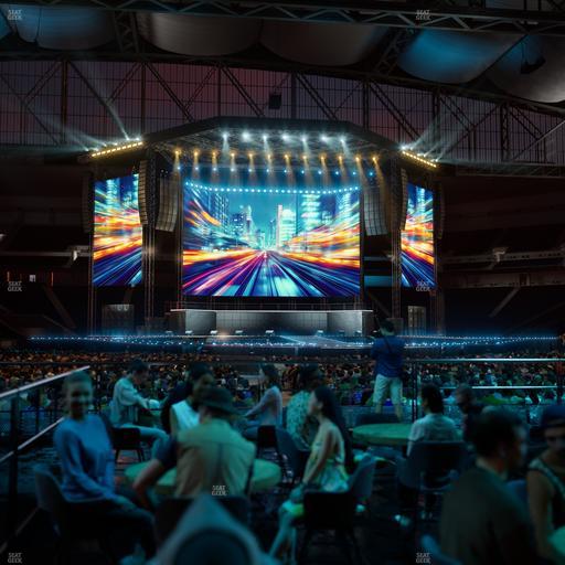 Ford Field - Section Vip Tables 10 Seat View