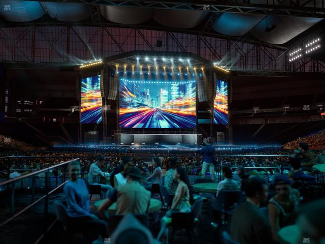 Ford Field - Section Vip Tables 10 Seat View