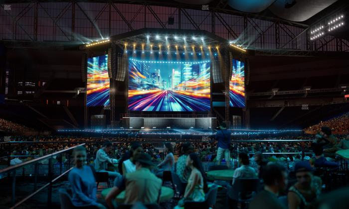 Ford Field - Section Vip Tables 10 Seat View