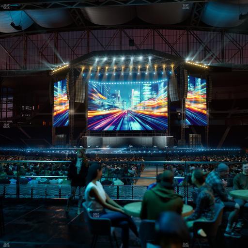 Ford Field - Section Vip Tables 4 Seat View