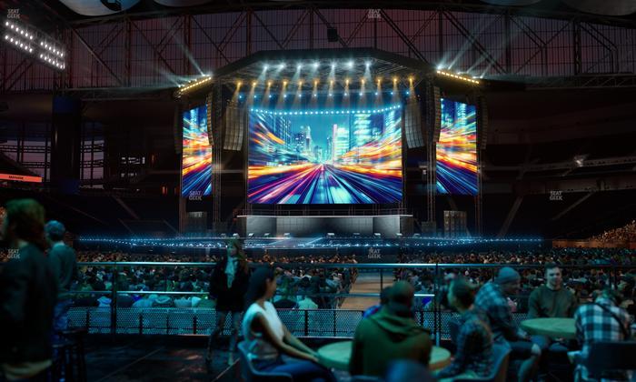 Ford Field - Section Vip Tables 4 Seat View