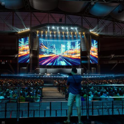 Ford Field - Section Vip Tables 7 Seat View