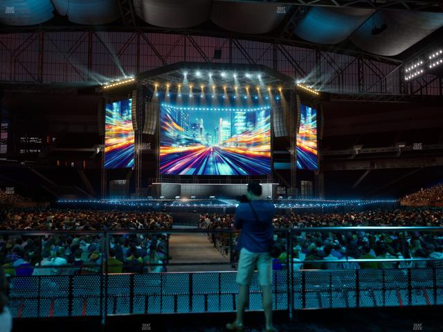 Ford Field - Section Vip Tables 7 Seat View