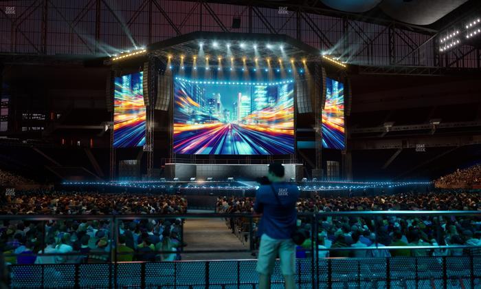 Ford Field - Section Vip Tables 7 Seat View