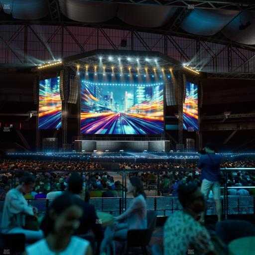 Ford Field - Section Vip Tables 8 Seat View