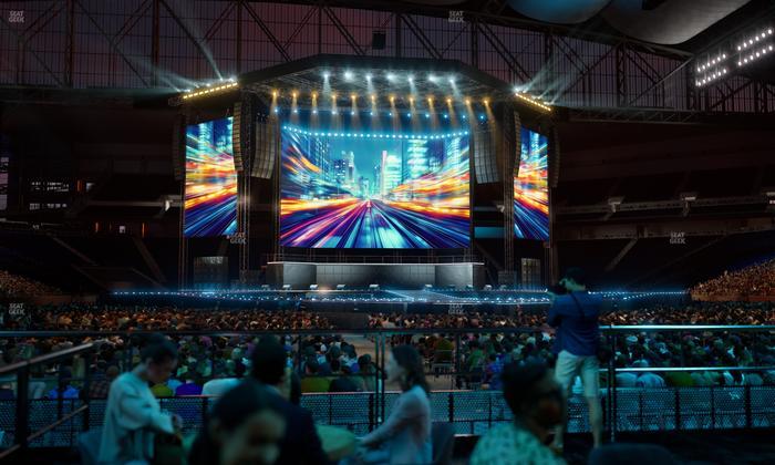 Ford Field - Section Vip Tables 8 Seat View