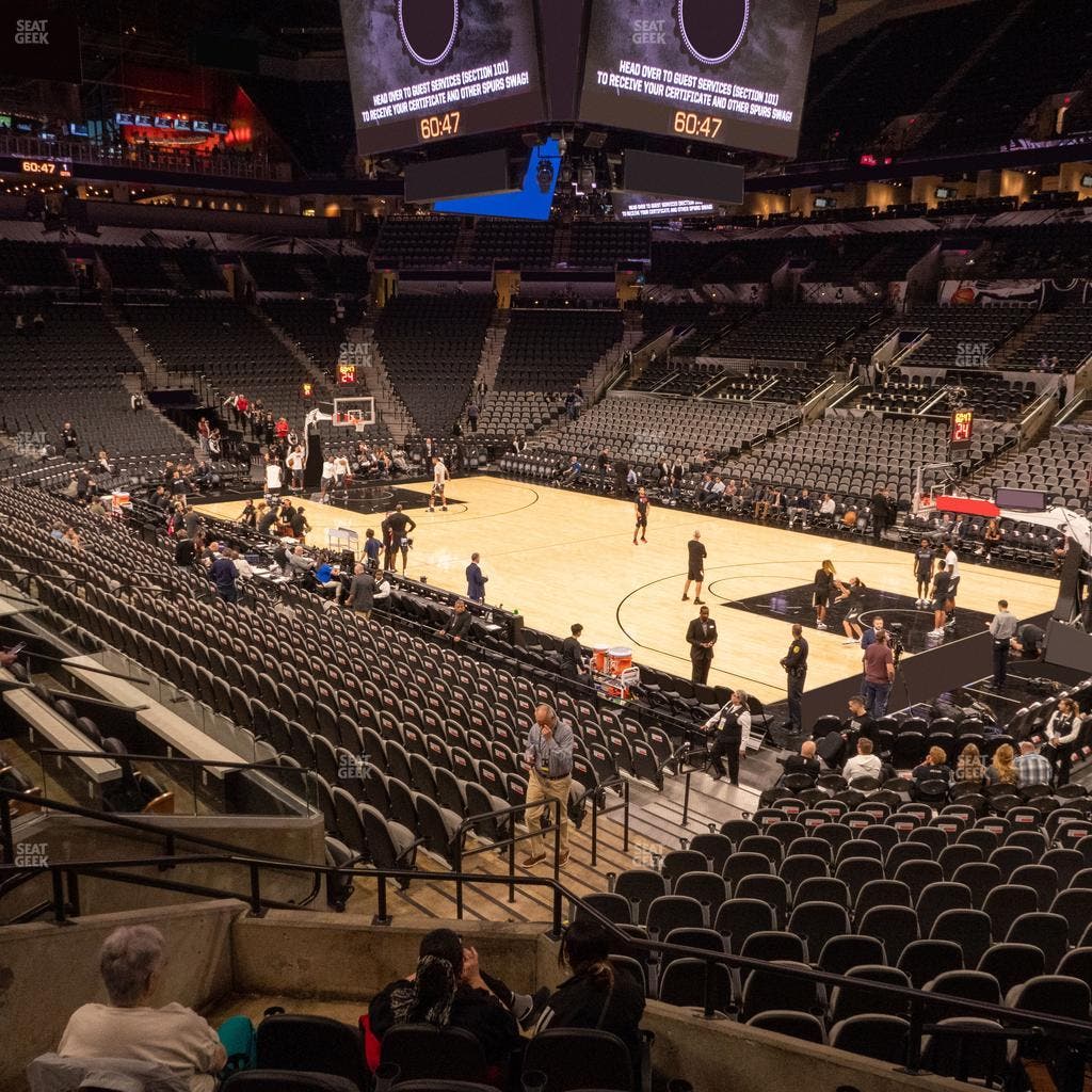 Frost Bank Center - Section 104 Seat View