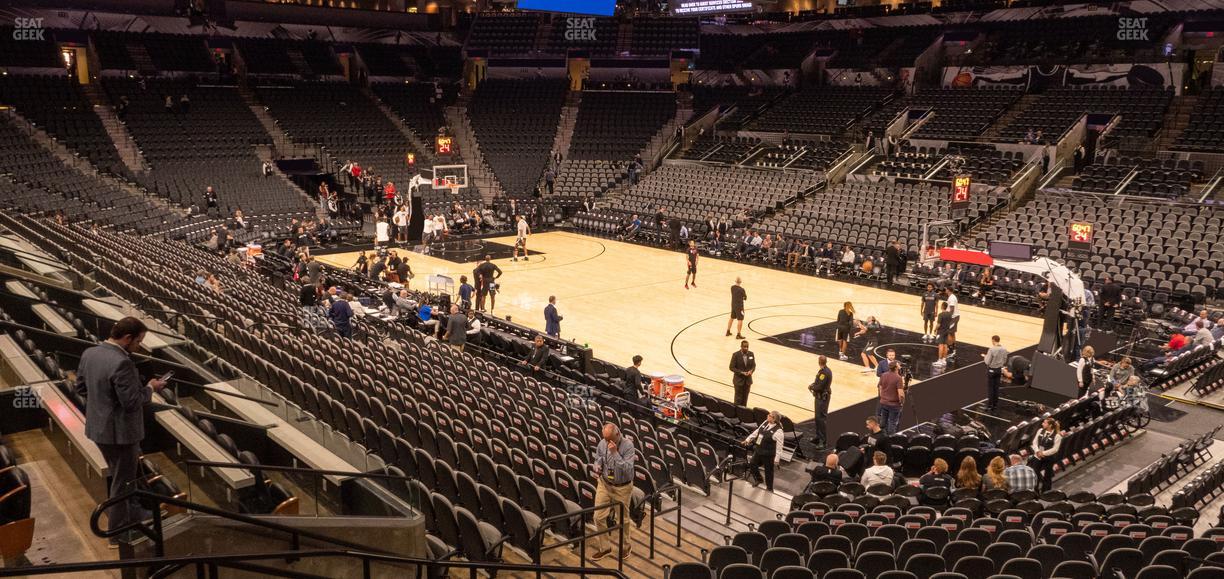 Frost Bank Center - Section 104 Seat View