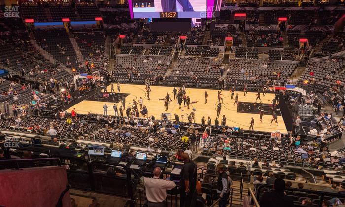 Frost Bank Center - Section 106 Seat View