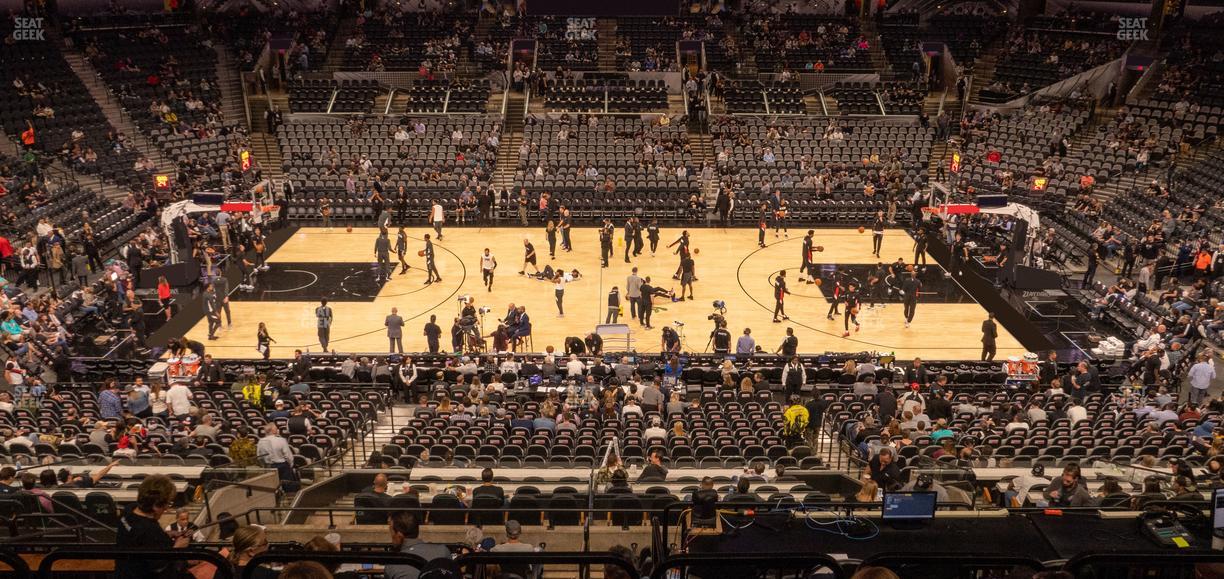 Frost Bank Center - Section 107 Seat View