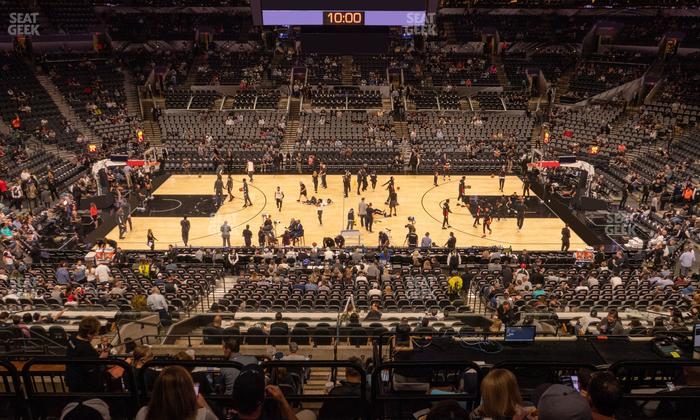 Frost Bank Center - Section 107 Seat View