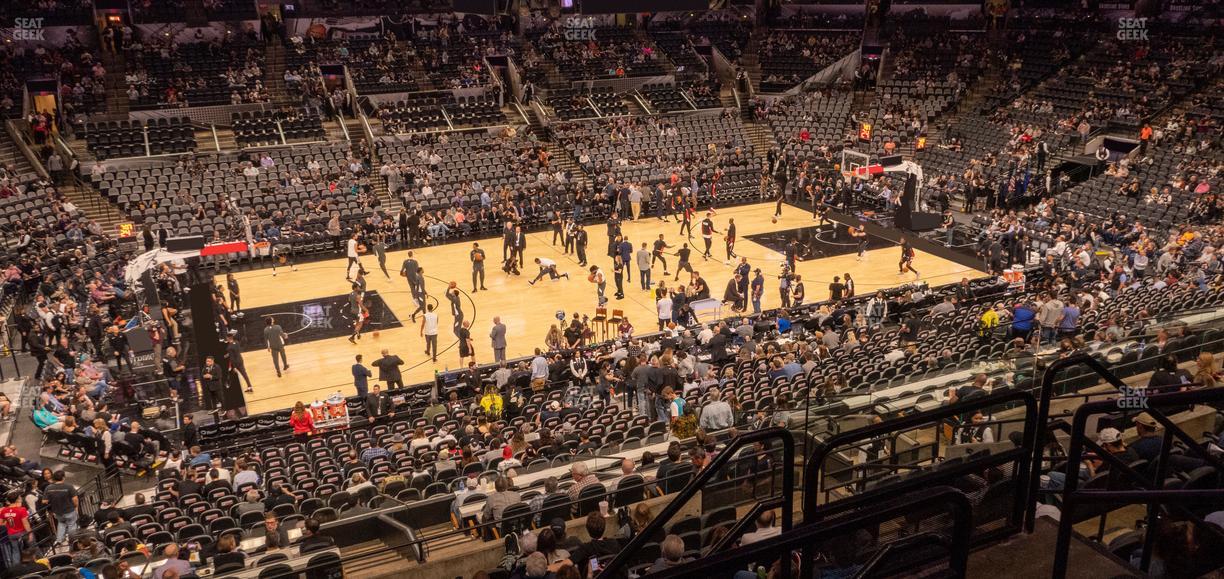 Frost Bank Center - Section 109 Seat View