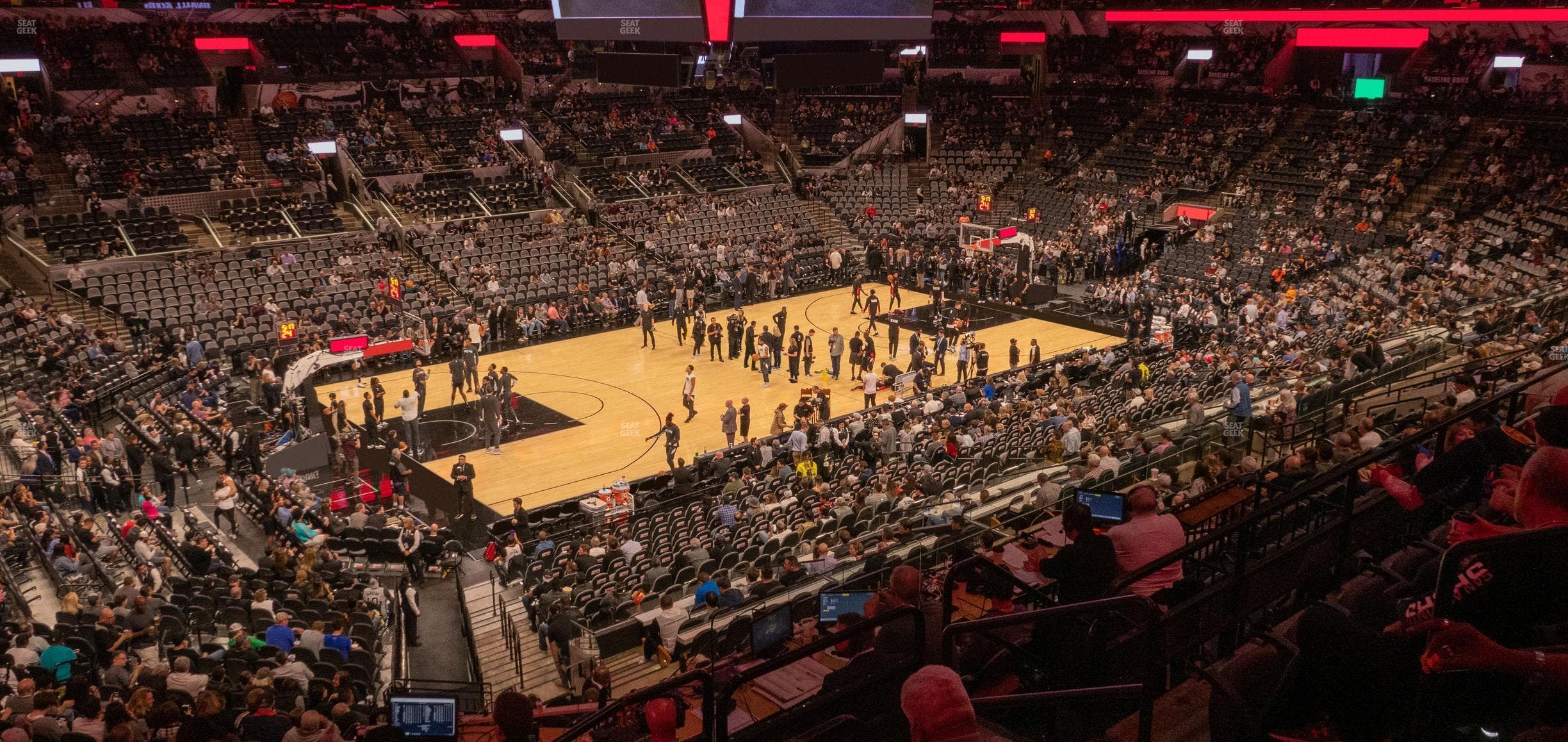 Frost Bank Center - Section 110 Seat View