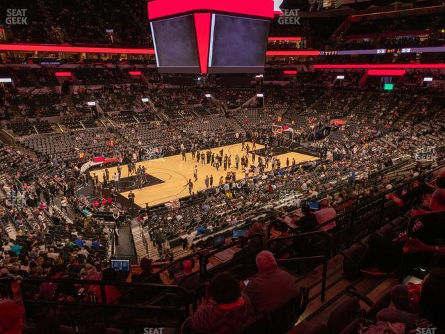 Frost Bank Center - Section 110 Seat View