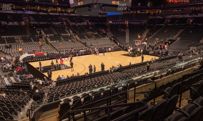 Frost Bank Center - Section 124 Seat View