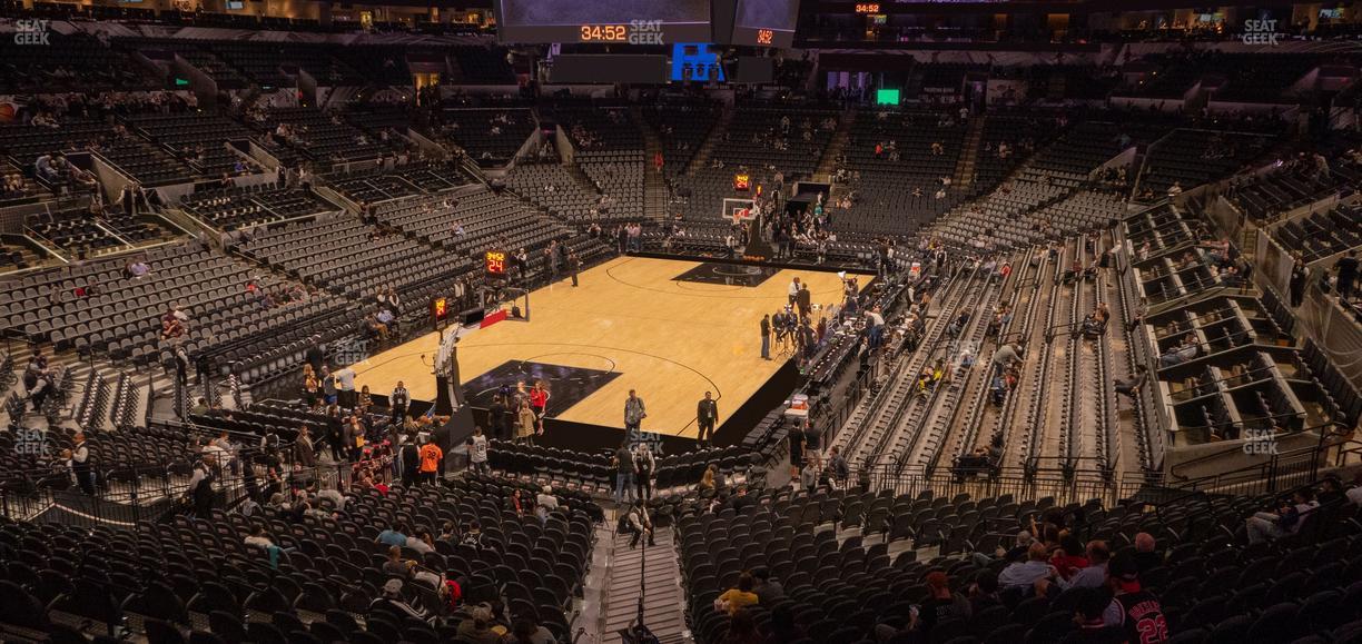 Frost Bank Center - Section Super Box 1 C Seat View