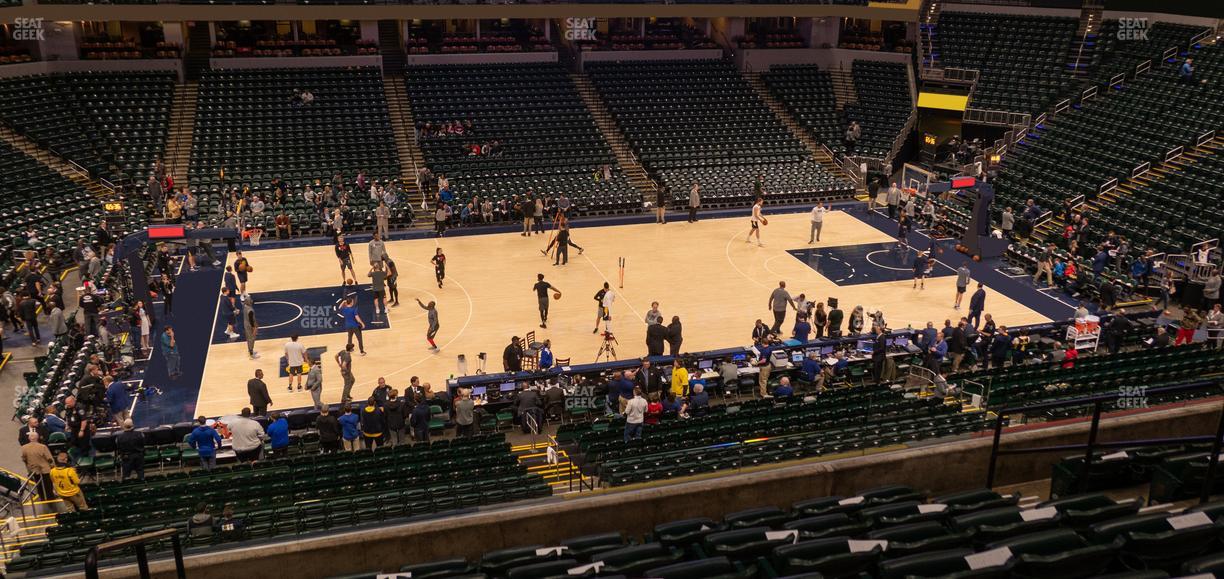 Gainbridge Fieldhouse - Section 106 Seat View