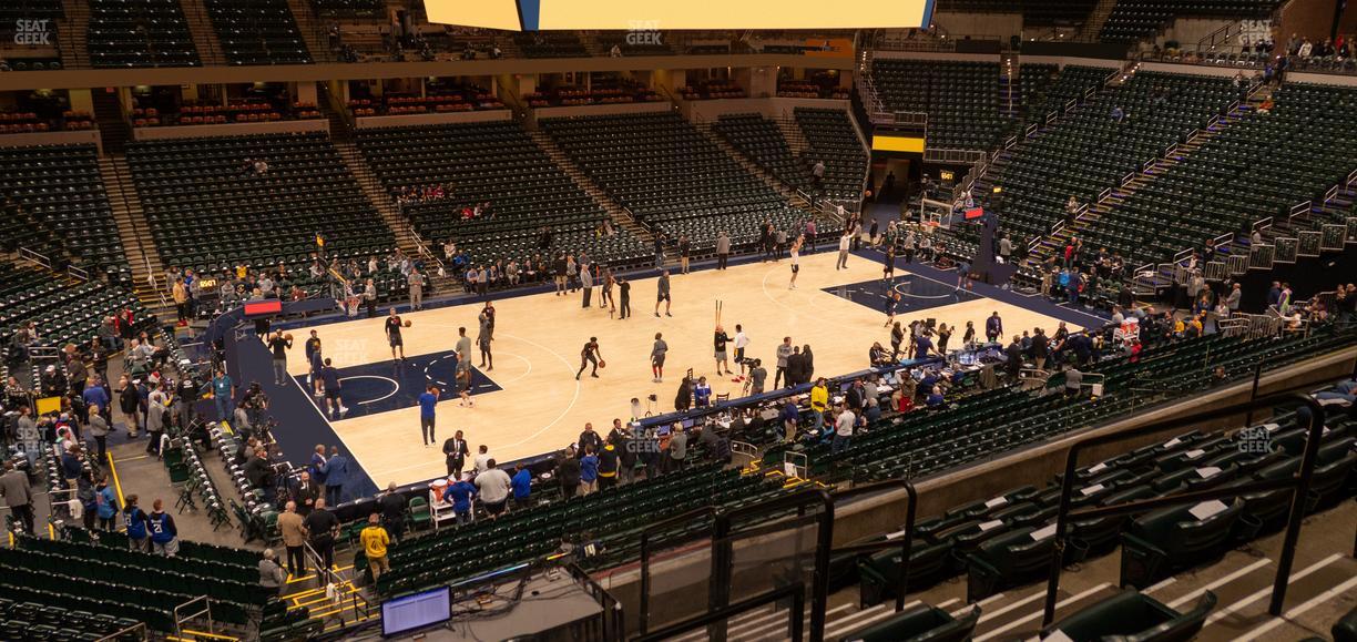 Gainbridge Fieldhouse - Section 107 Seat View