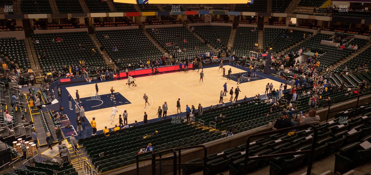 Gainbridge Fieldhouse - Section 118 Seat View