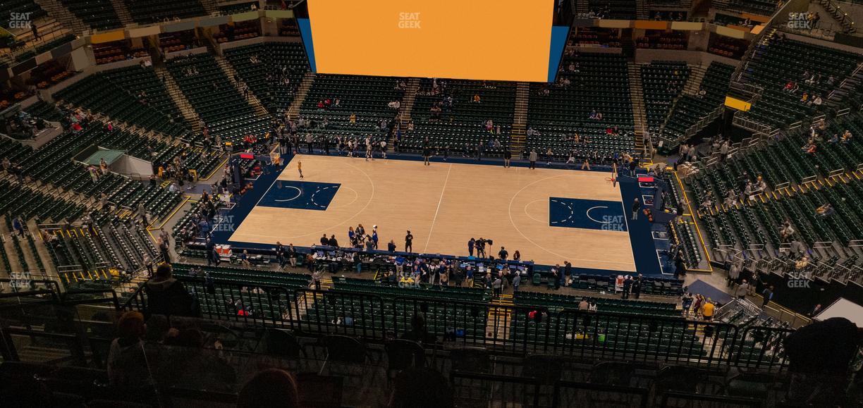 Gainbridge Fieldhouse - Section 208 Seat View