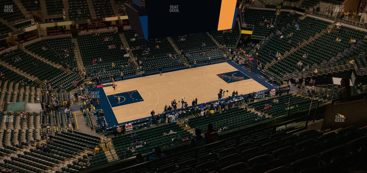 Gainbridge Fieldhouse - Section 210 Seat View