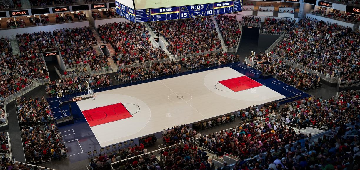 Gainbridge Fieldhouse - Section 210 Seat View
