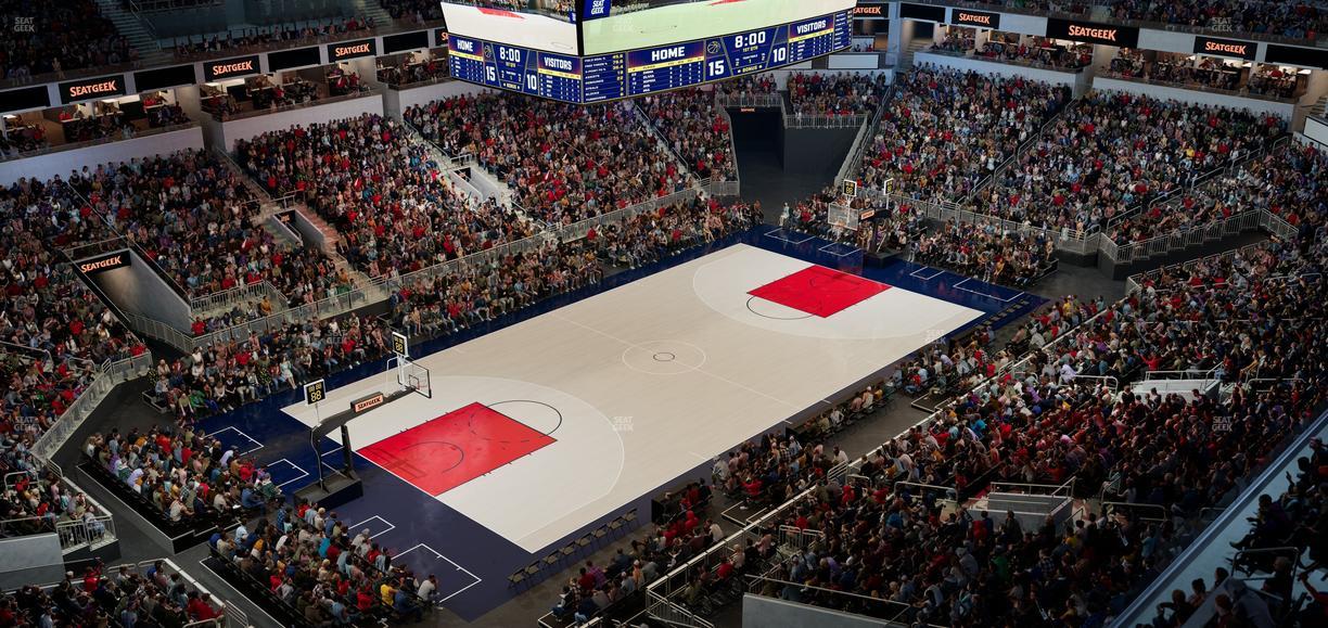 Gainbridge Fieldhouse - Section 212 Seat View