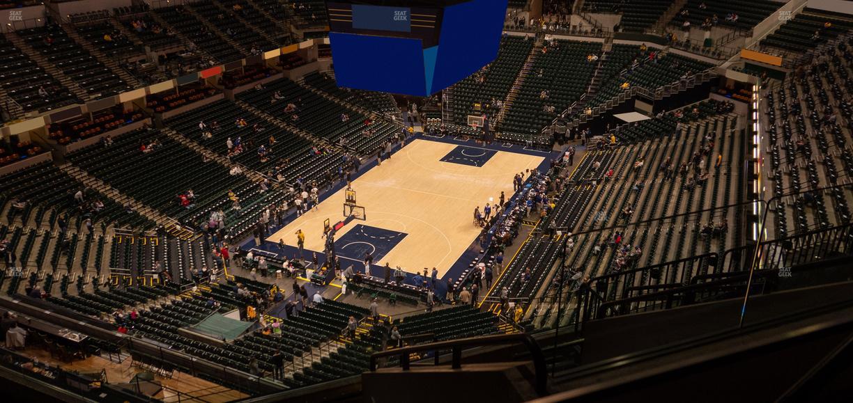 Gainbridge Fieldhouse - Section 214 Seat View