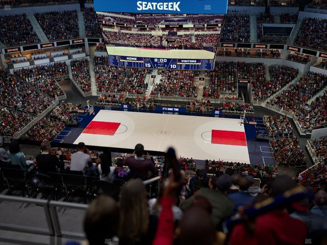 Official view from Section 224 at Gainbridge Fieldhouse