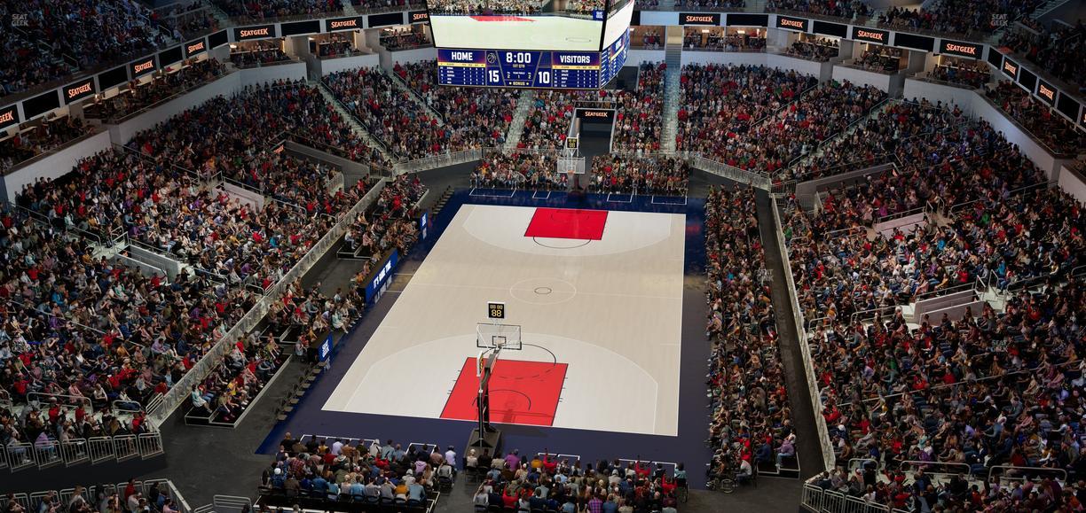 Gainbridge Fieldhouse - Section 232 Seat View