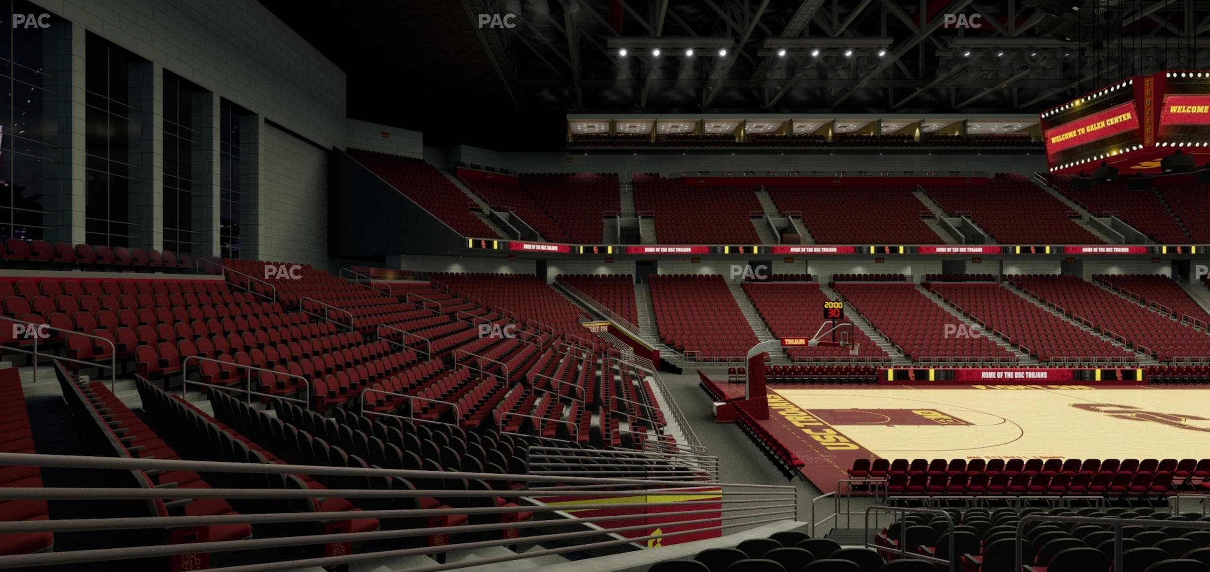 Galen Center - Section 101 Seat View
