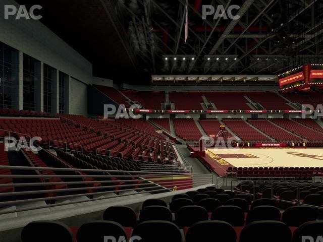 Galen Center - Section 101 Seat View Galen Center - Section 101 Seat View