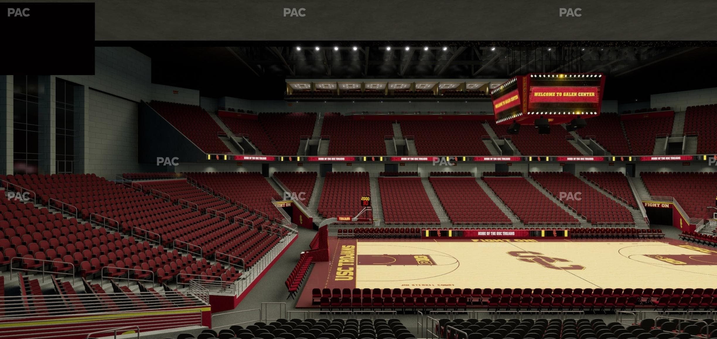 Galen Center - Section 102 Seat View