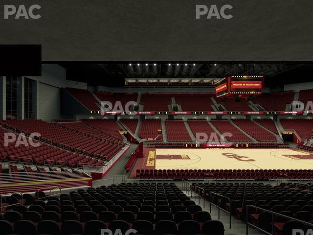 Galen Center - Section 102 Seat View Galen Center - Section 102 Seat View