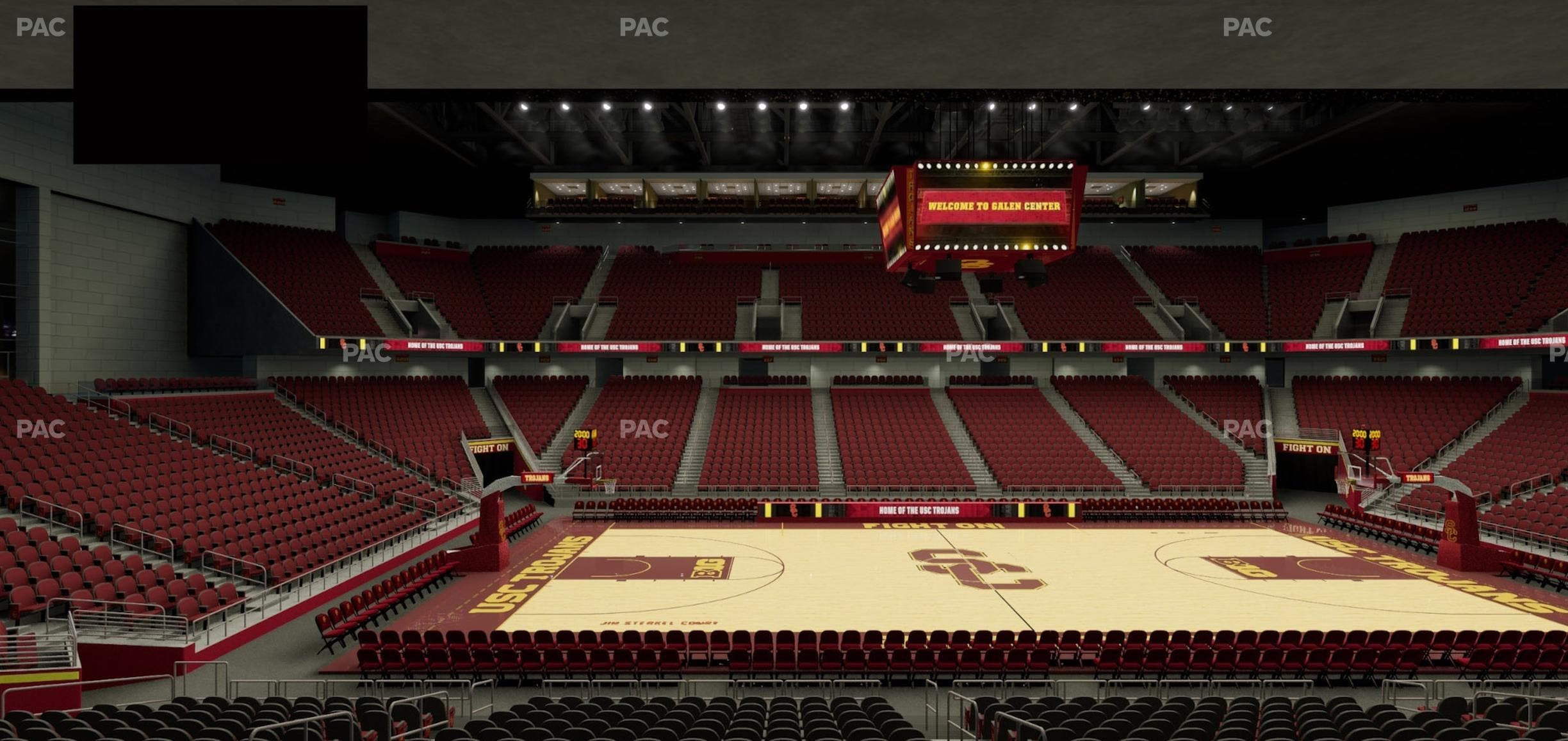 Galen Center - Section 103 Seat View