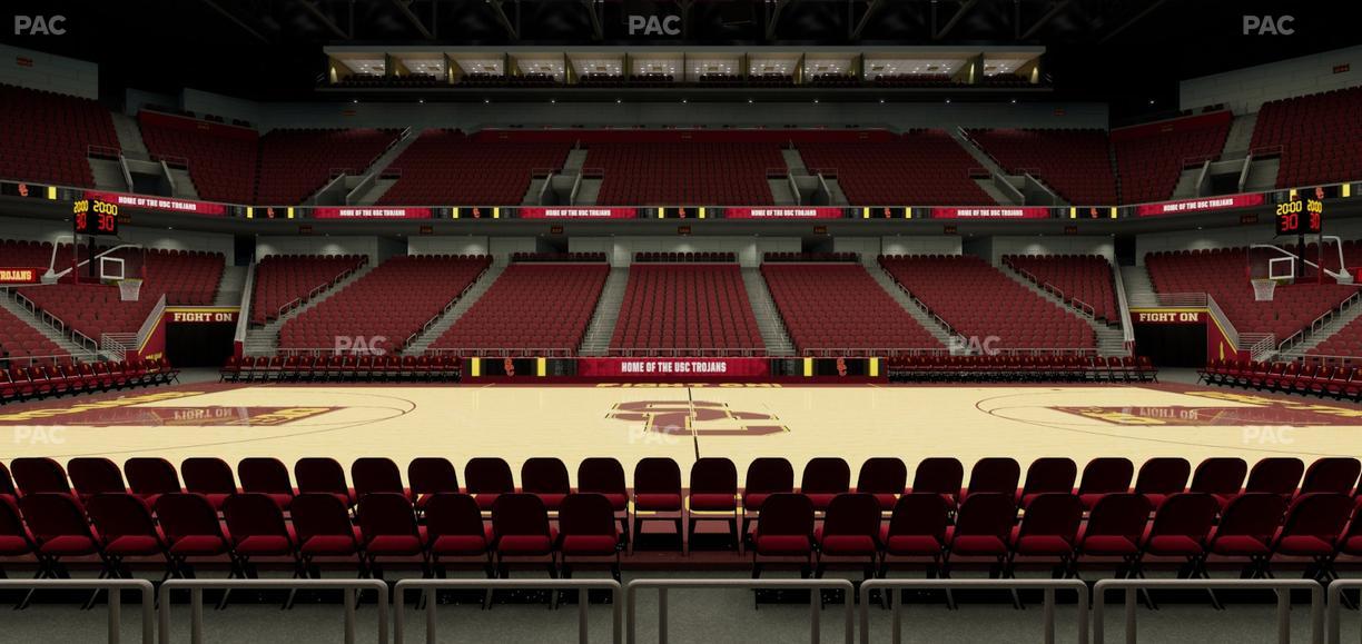 Galen Center - Section 104 Seat View