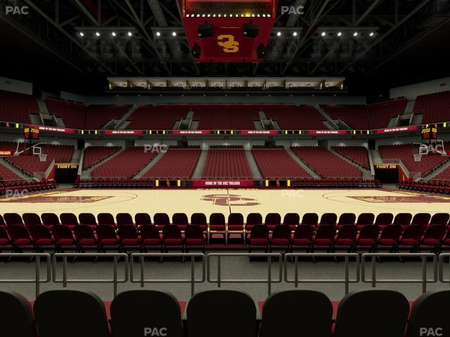 Galen Center - Section 104 Seat View