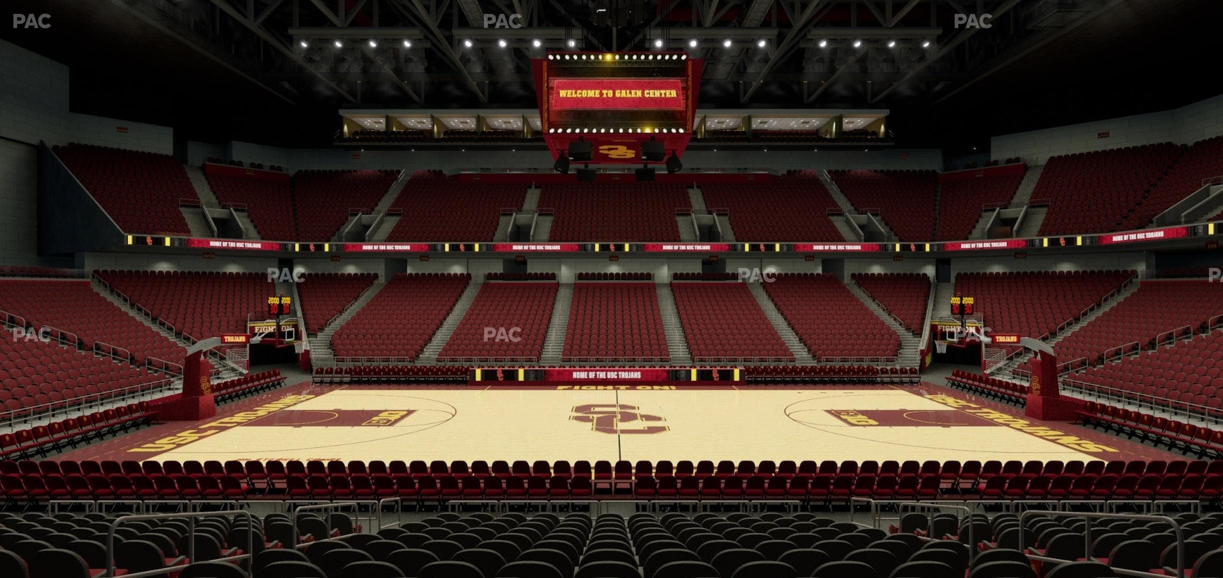 Galen Center - Section 104 Seat View
